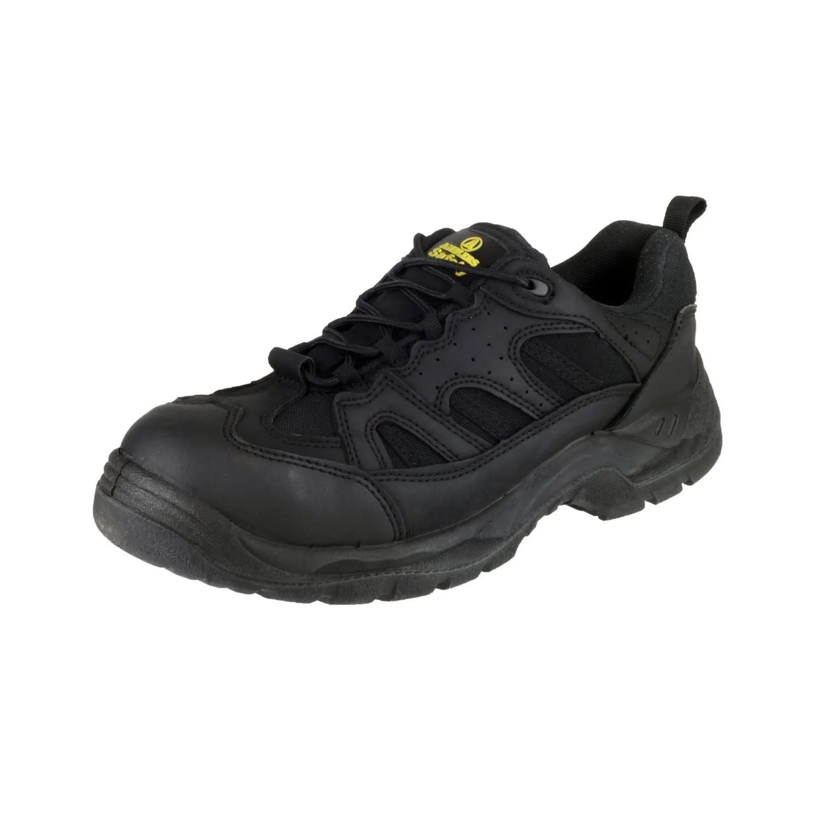 Amblers Men Boots - FS214 Vegan Friendly Safety Shoes in Black, 4-13