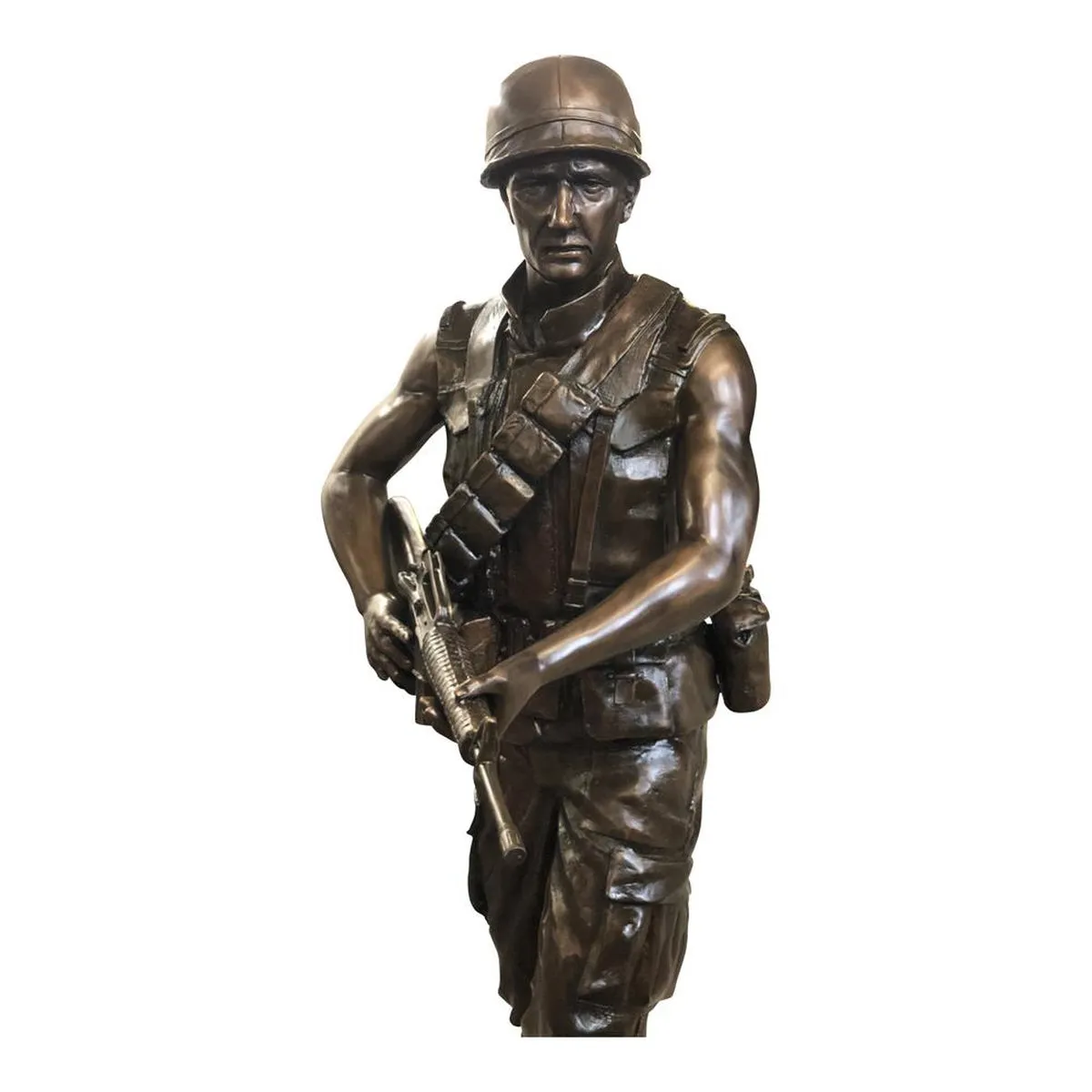 Bronze Vietnam Soldier Statue